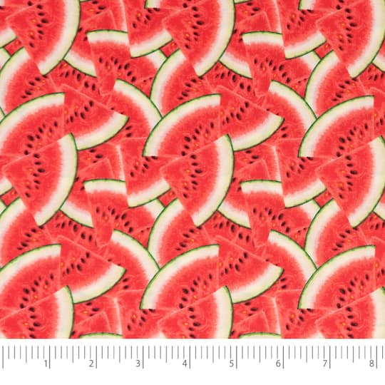 SINGER Patriotic Watermelon Cotton Fabric